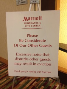 Marriot sign
