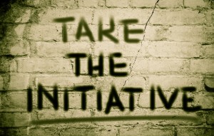 Take The Initiative Concept
